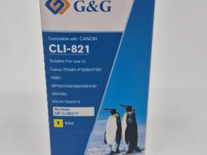 CLI-821Y Canon Yellow Original High Yield Ink Cartridge
